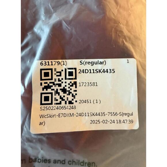 NWT Halara Red Side Tie Wrap Skort Athletic Casual Mini Skirt Size Small - Picture 7 of 7